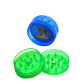 Wholesale 2 Piece 30mm Mini Style Plastic Herb Weed Grinder Accept Custom Logo